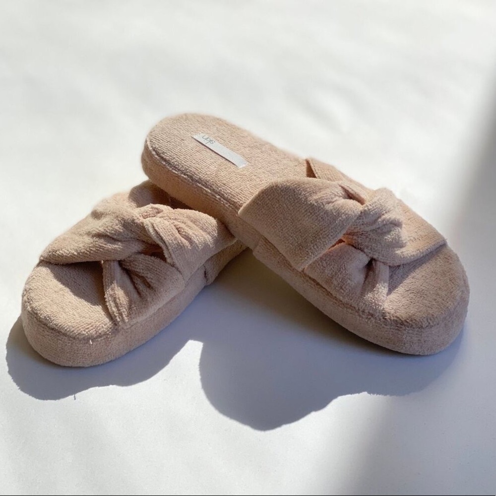 skin. Terry Slippers - NWT